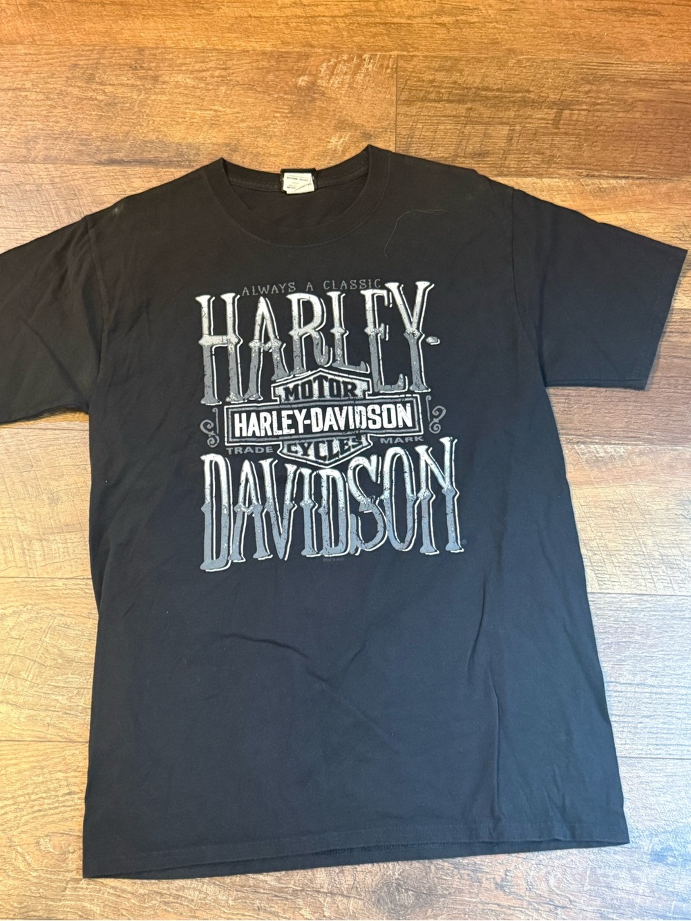 Harley-Davidson Men's Black Logo Graphic Tee